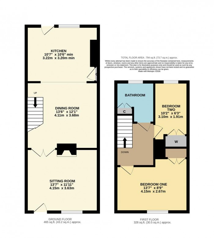 Floorplan for Westmead Lane, Chippenham