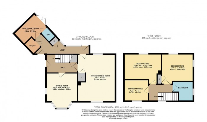 Floorplan for Oaklands, Chippenham