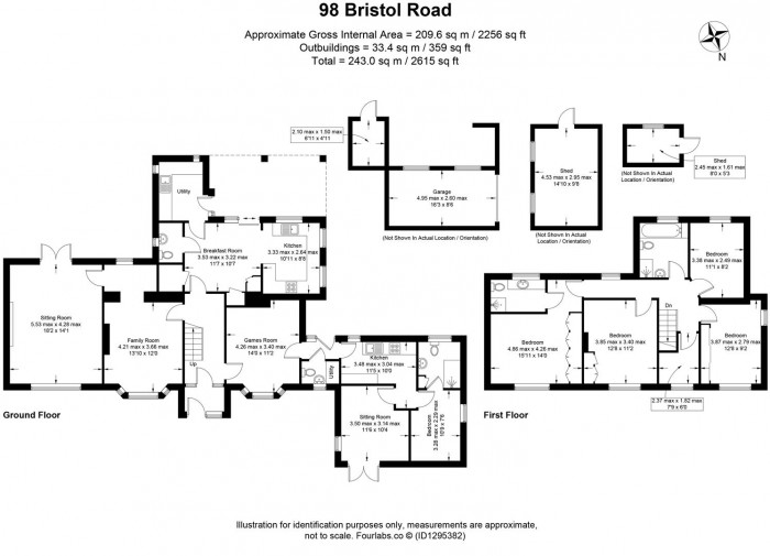 Floorplan for Bristol Road, Chippenham