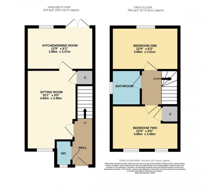 Floorplan for Neath Drive, Chippenham