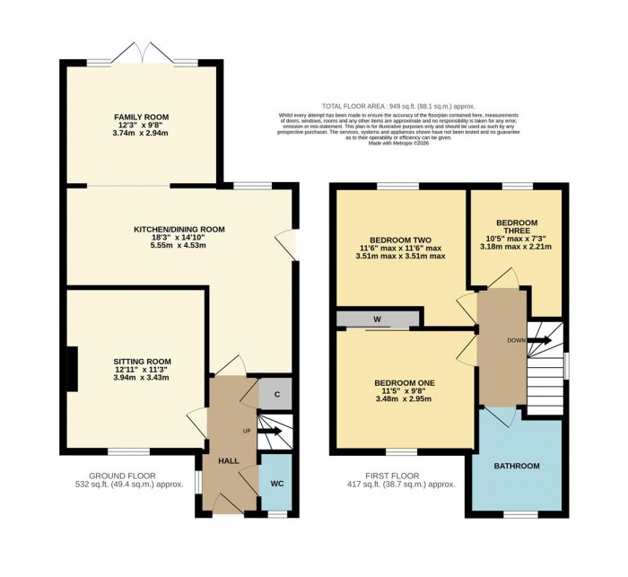 Floorplan for Hatherell Road, Chippenham