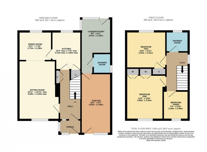 Floorplan for Westbrook Close, Chippenham