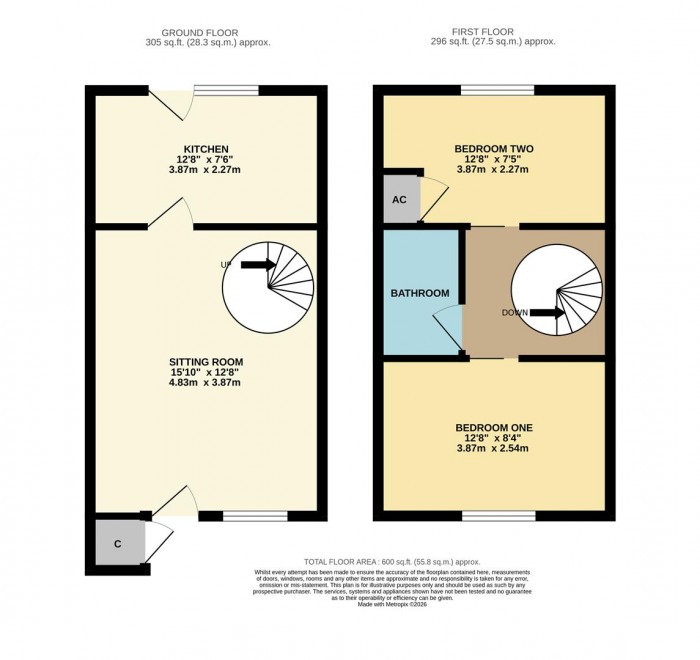 Floorplan for Roman Way, Chippenham