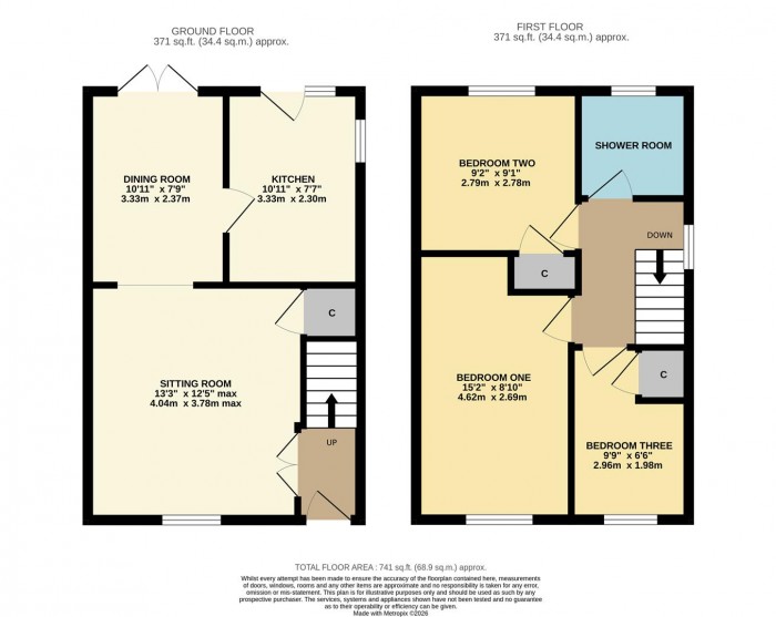 Floorplan for Fitzwarren Close, Chippenham