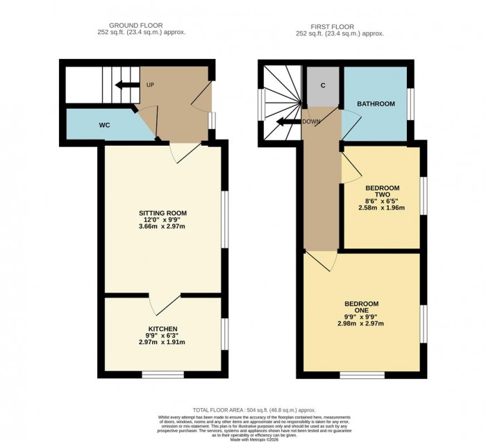 Floorplan for Allington Way, Chippenham