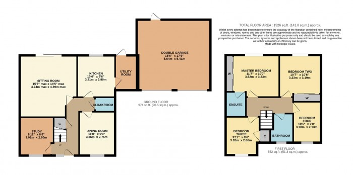 Floorplan for Chevral Close, Chippenham