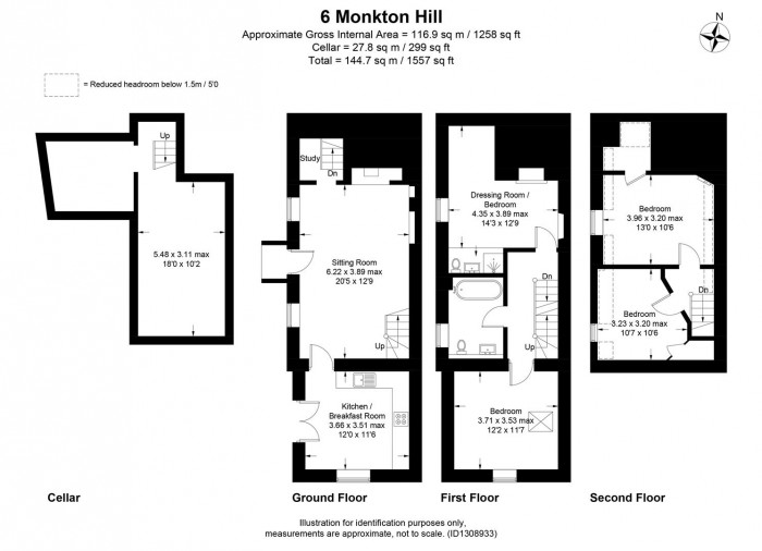 Floorplan for Monkton Hill, Chippenham