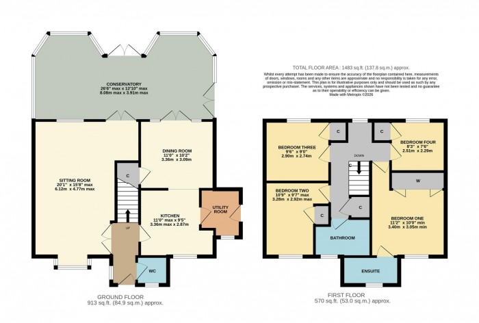 Floorplan for Buckingham Road, Chippenham