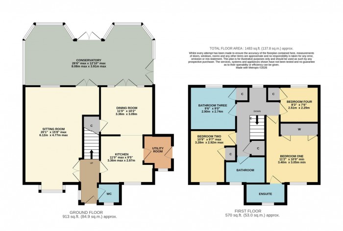 Floorplan for Buckingham Road, Chippenham