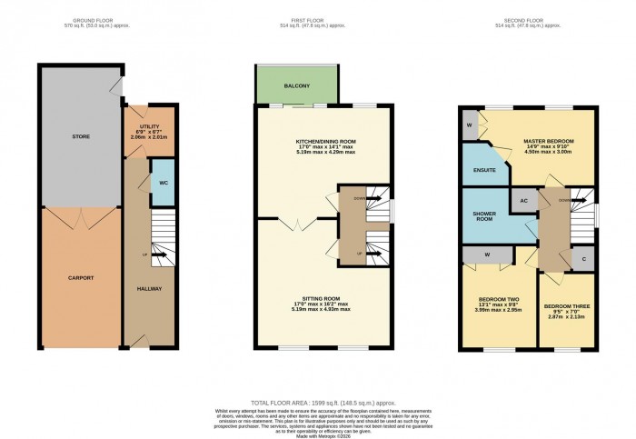 Floorplan for Bucklands Grove, Chippenham