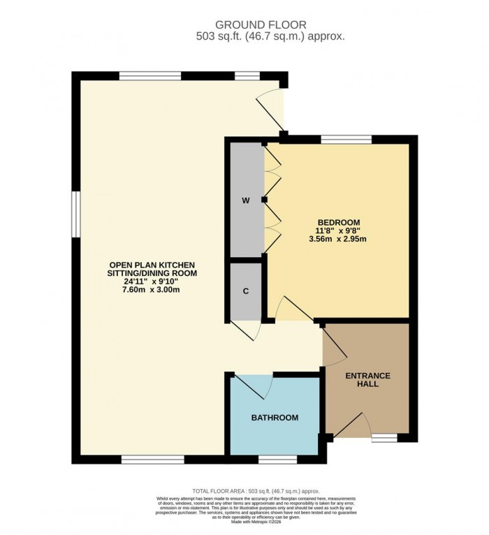 Floorplan for Parklands Gardens, Chippenham