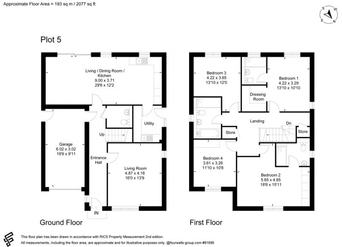 Floorplan for Silver Street, Gastard, Corsham