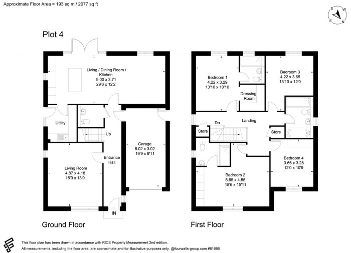 Floorplan for Silver Street, Gastard, Corsham